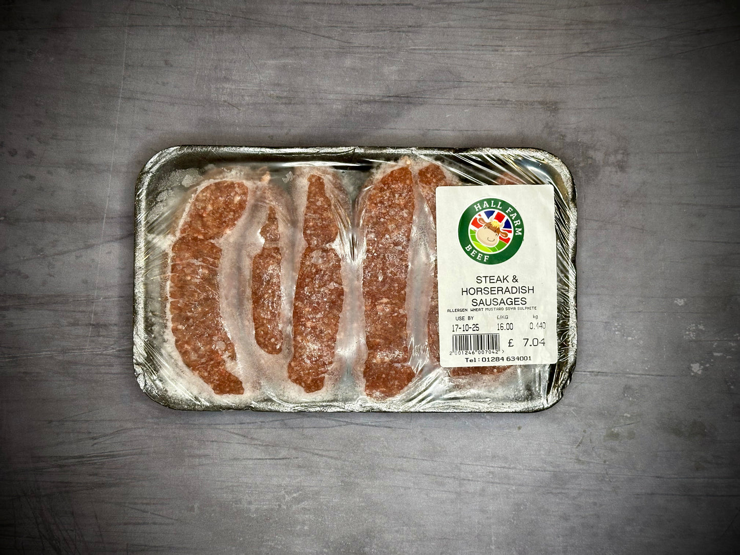 Steak & Horseradish Sausages